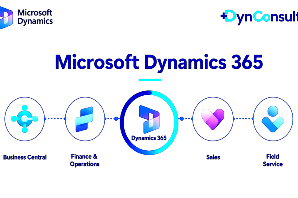 Modules Microsoft Dynamics 365 accompagnés par DynConsult